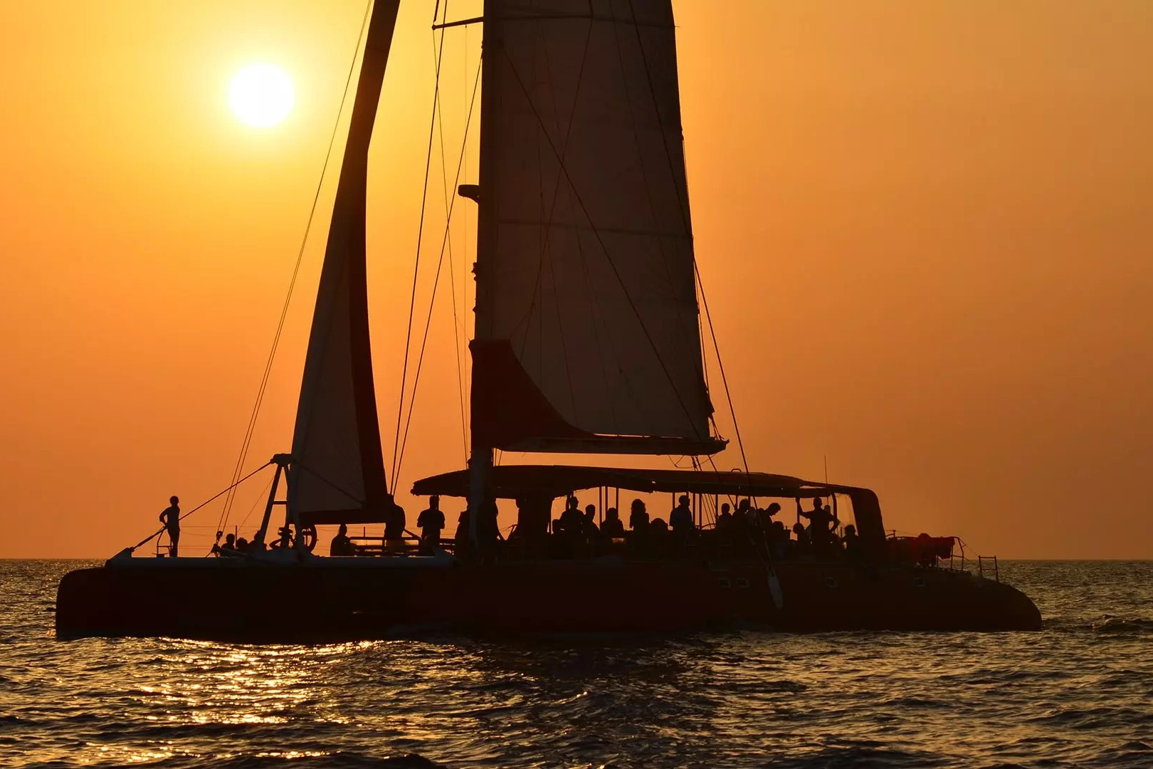 Por do Sol em Santorini - sunset boat tour
