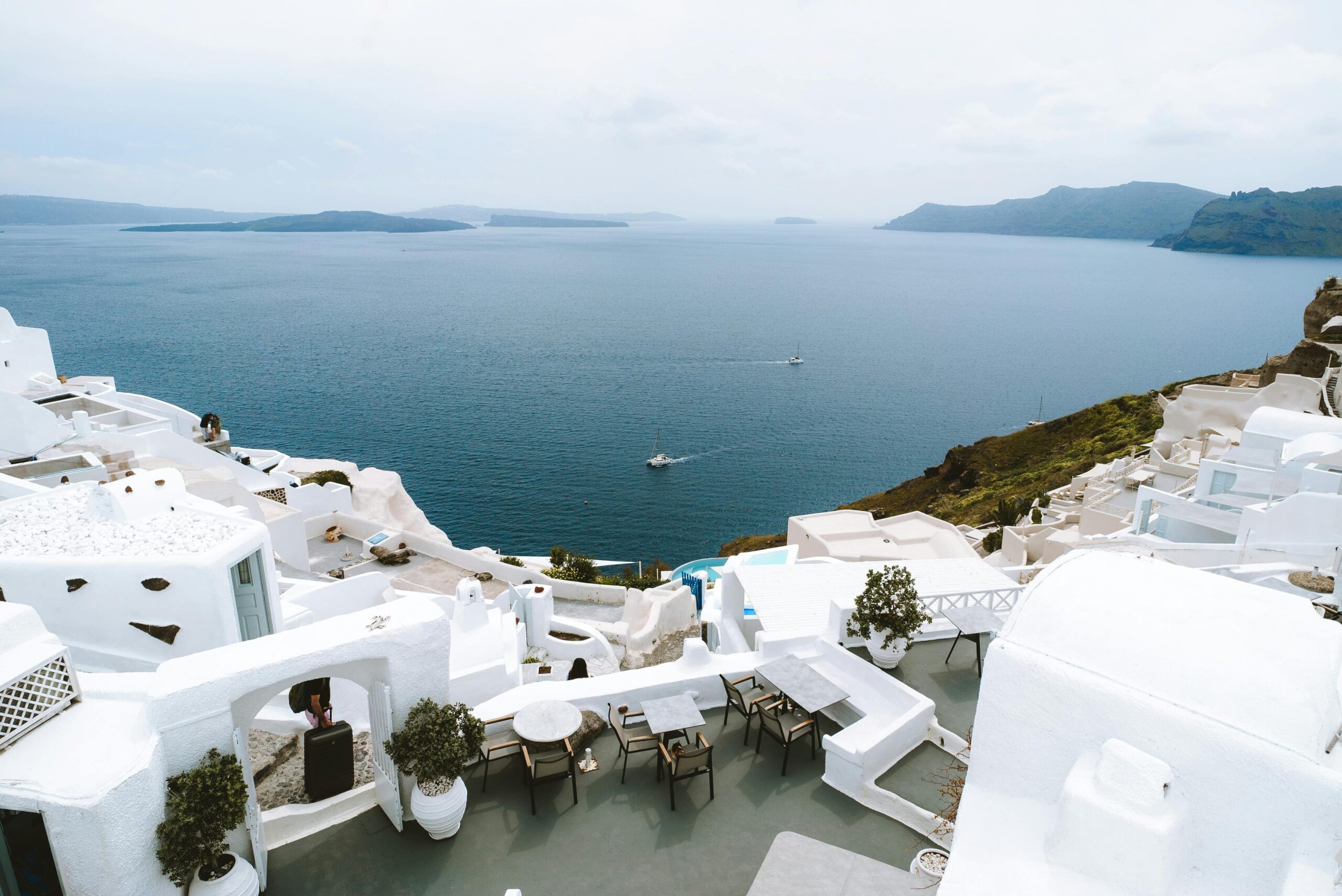 Caldeira em Santorini, Grecia