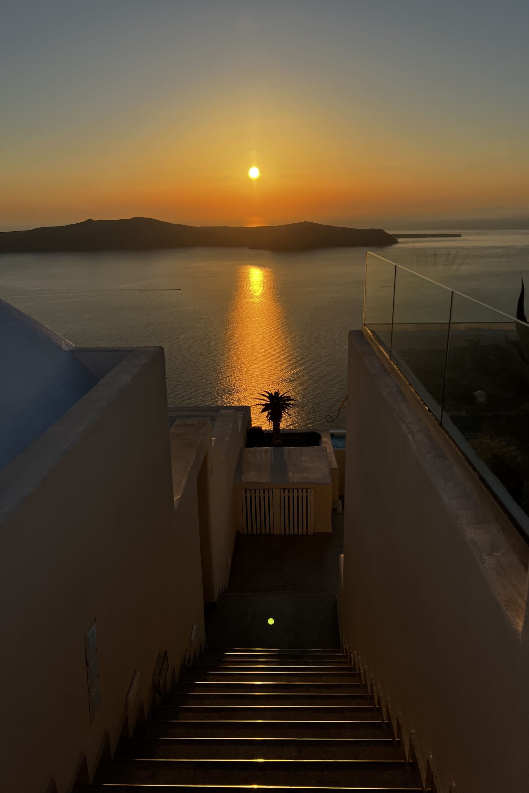 por do sol santorini