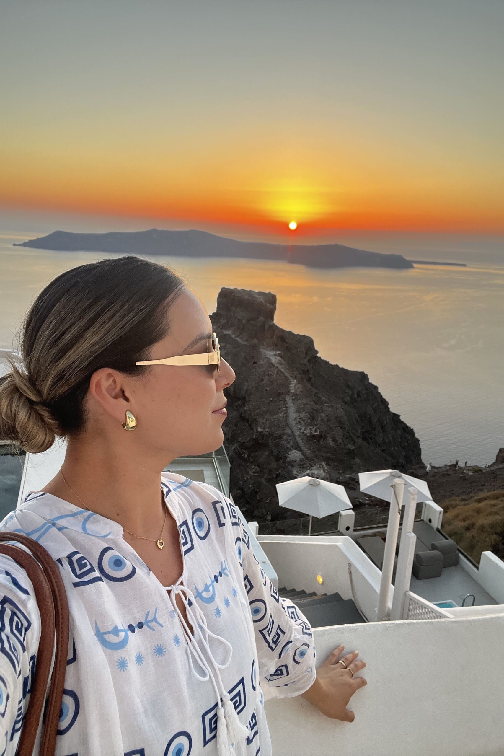 por do sol santorini